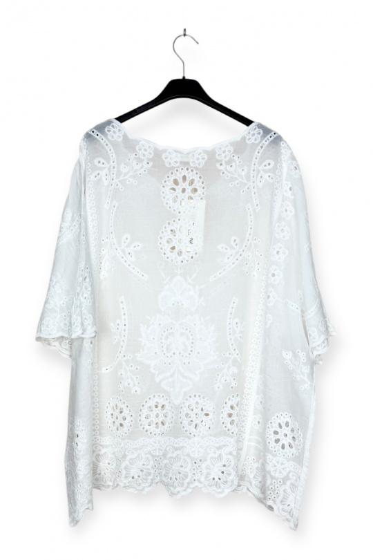 Tops Femme Blanc LUCKY NANA CX 069 Efashion Paris