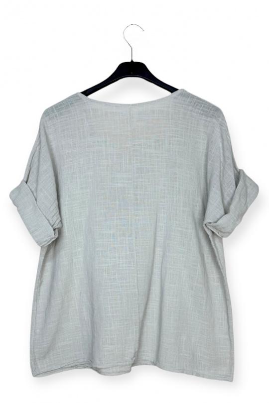 Tops Femme Bleu clair LUCKY NANA CX 8003AV Efashion Paris