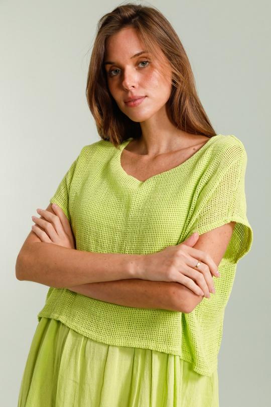 Robes longues Femme Vert pomme LUCKY NANA CX 25162 Efashion Paris