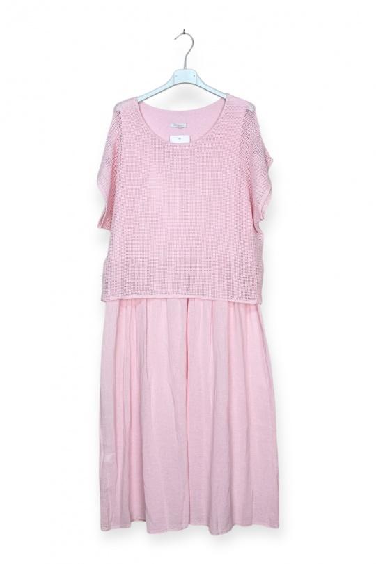 Robes longues Femme Vert pomme LUCKY NANA CX 25162 Efashion Paris