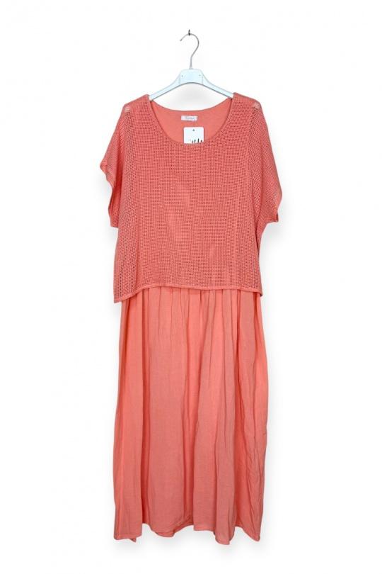 Robes longues Femme Vert pomme LUCKY NANA CX 25162 Efashion Paris