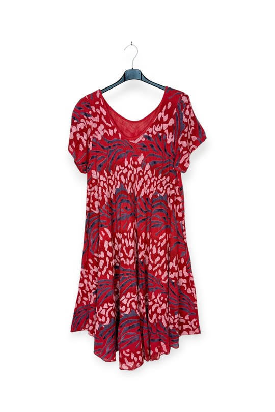 Robes mi-longues Femme Rouge LUCKY NANA CX 50050 Efashion Paris