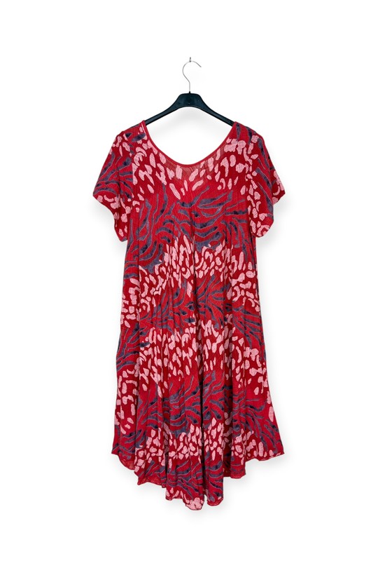 Robes mi-longues Femme Rouge LUCKY NANA CX 50050 Efashion Paris