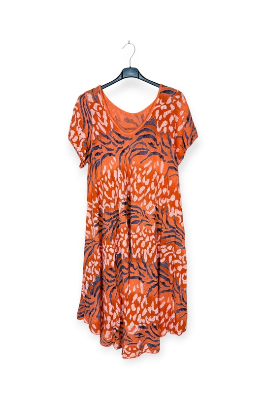 Robes mi-longues Femme Rouge LUCKY NANA CX 50050 Efashion Paris