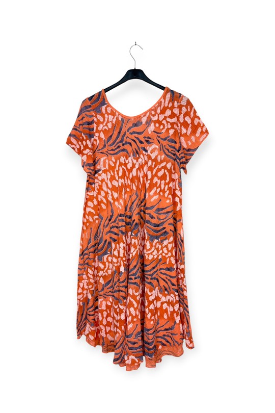 Robes mi-longues Femme Rouge LUCKY NANA CX 50050 Efashion Paris