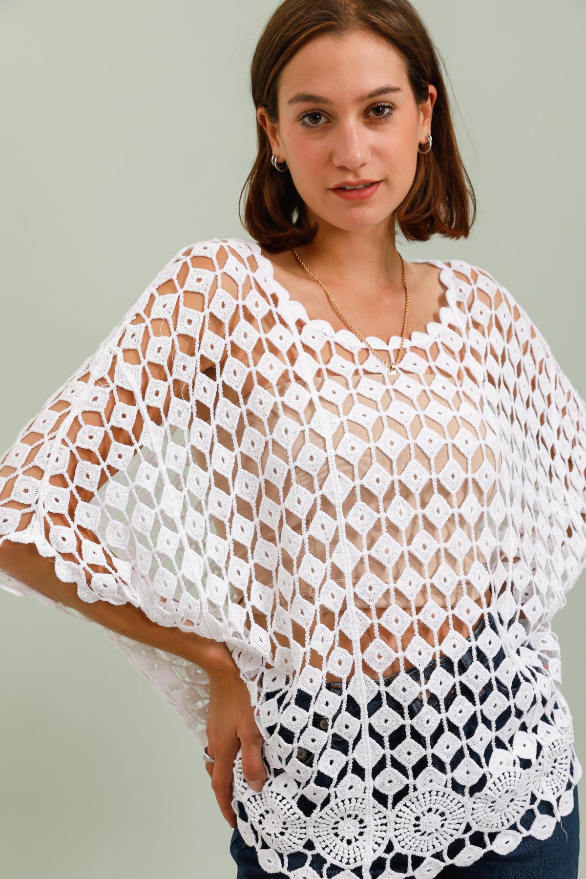 Pulls Femme Blanc LUCKY NANA SP 252134 #c Efashion Paris
