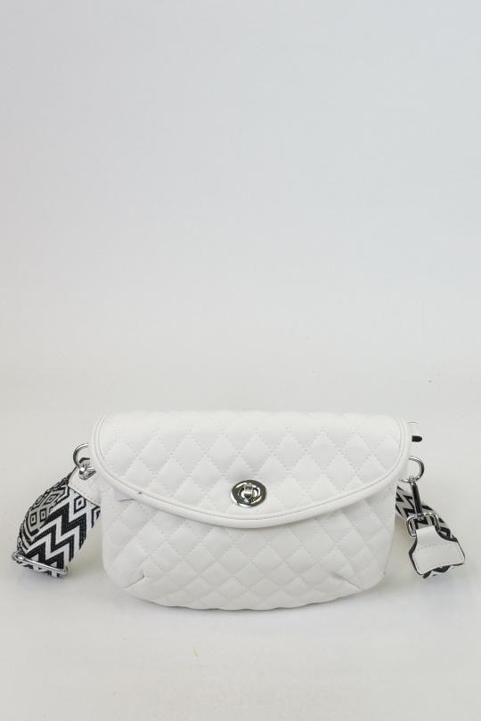 Sacs à bandoulière Maroquinerie Blanc DOLLIBAG 9553 Efashion Paris