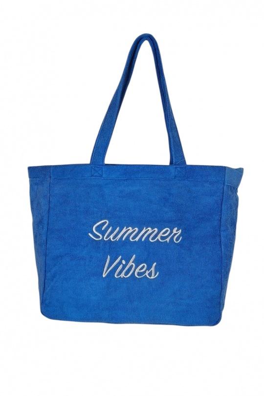 Cabas Maroquinerie Bleu DOLLIBAG 87810 Efashion Paris
