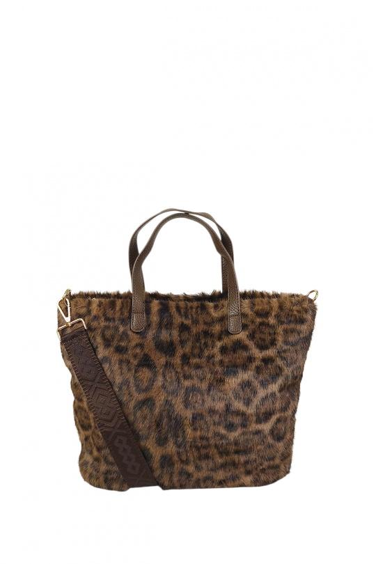 Cabas Maroquinerie Marron DOLLIBAG 87812L Efashion Paris