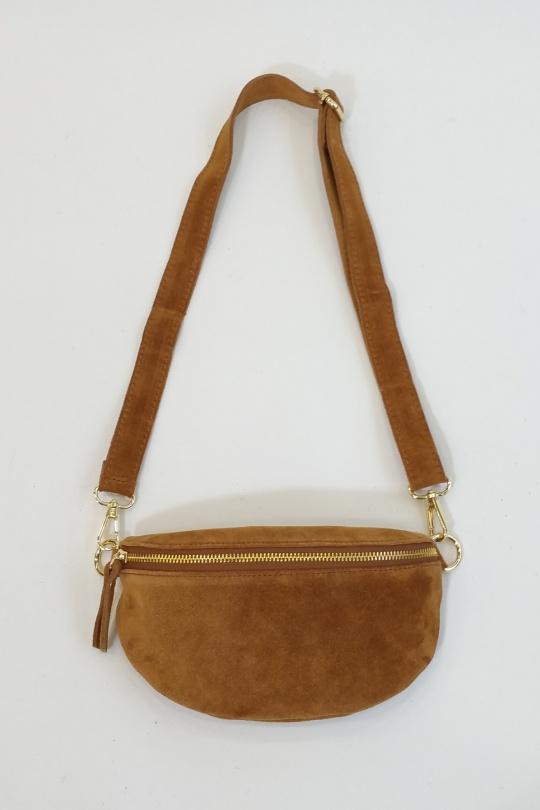 Sacs bananes Maroquinerie Camel DOLLIBAG BA02D-1 Efashion Paris