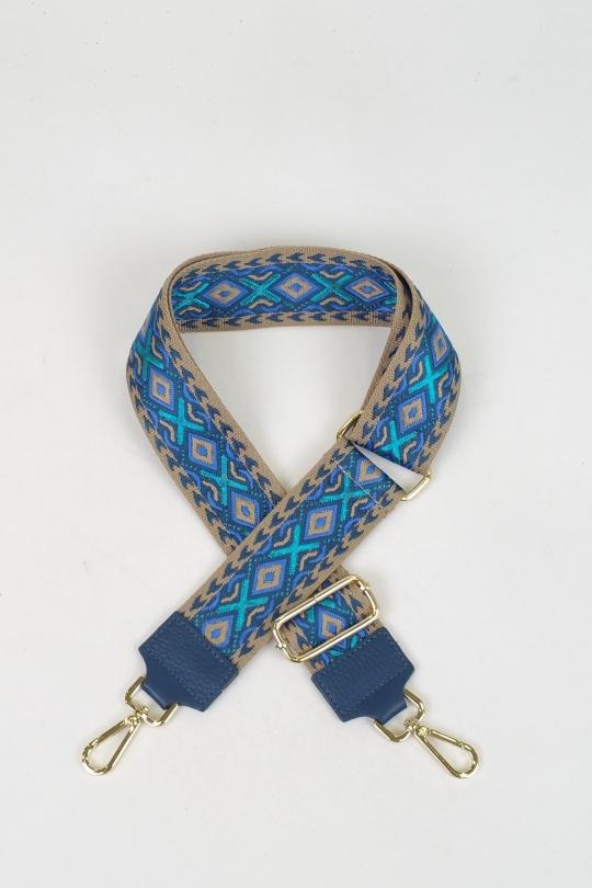 Bandoulière Maroquinerie Bleu petrol DOLLIBAG SA04 Efashion Paris