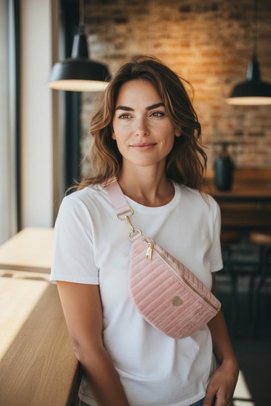 Sacs bananes Maroquinerie Bleu ciel DOLLIBAG 87823 Efashion Paris