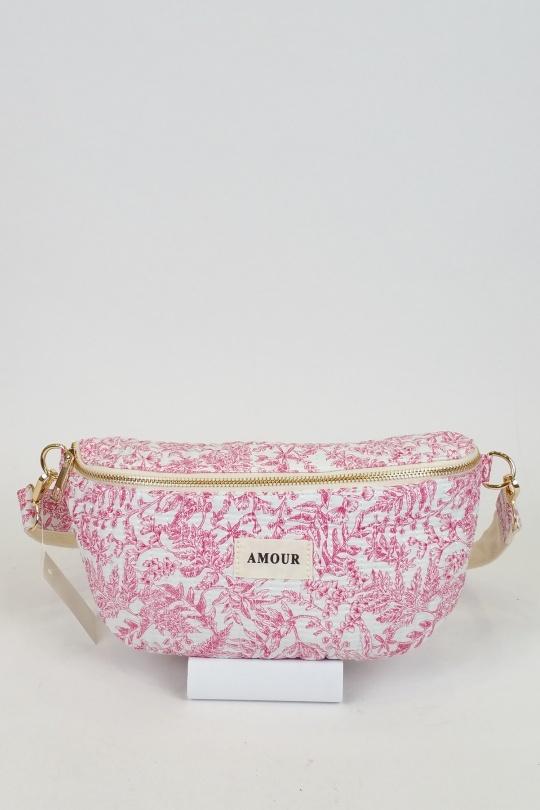 Sacs bananes Maroquinerie Rose DOLLIBAG 1015 Efashion Paris