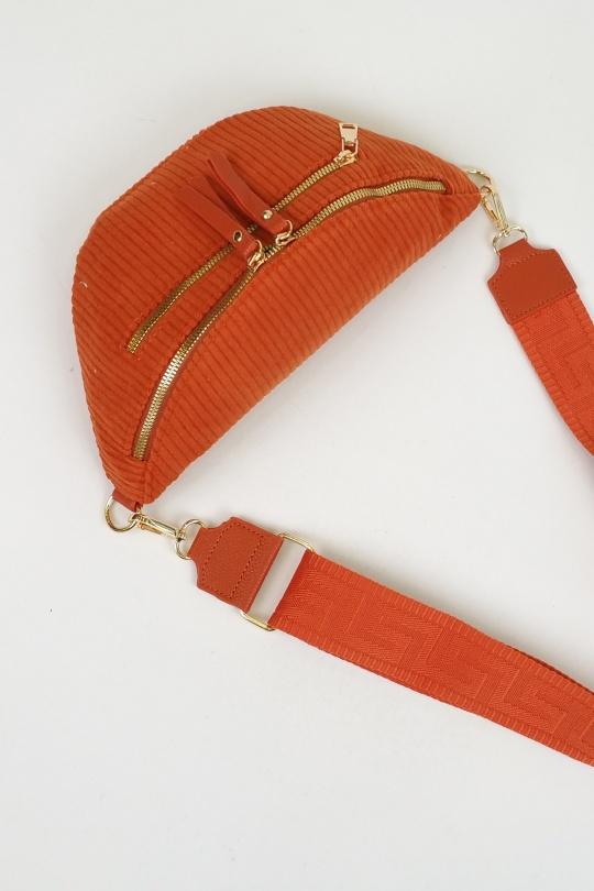 Sacs bananes Maroquinerie Bleu jean DOLLIBAG 87782VE Efashion Paris