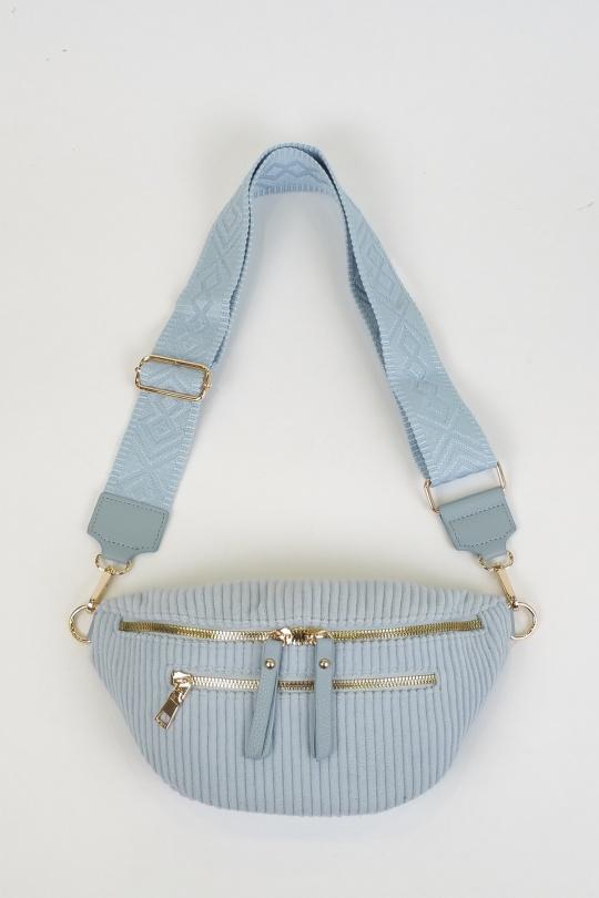 Sacs bananes Maroquinerie Bleu jean DOLLIBAG 87782VE Efashion Paris