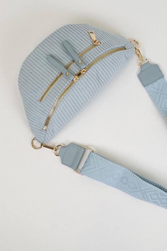 Sacs bananes Maroquinerie Bleu jean DOLLIBAG 87782VE Efashion Paris