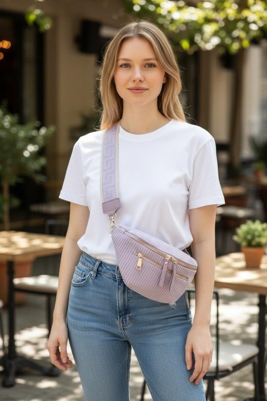 Sacs bananes Maroquinerie Lilas DOLLIBAG 87785 Efashion Paris