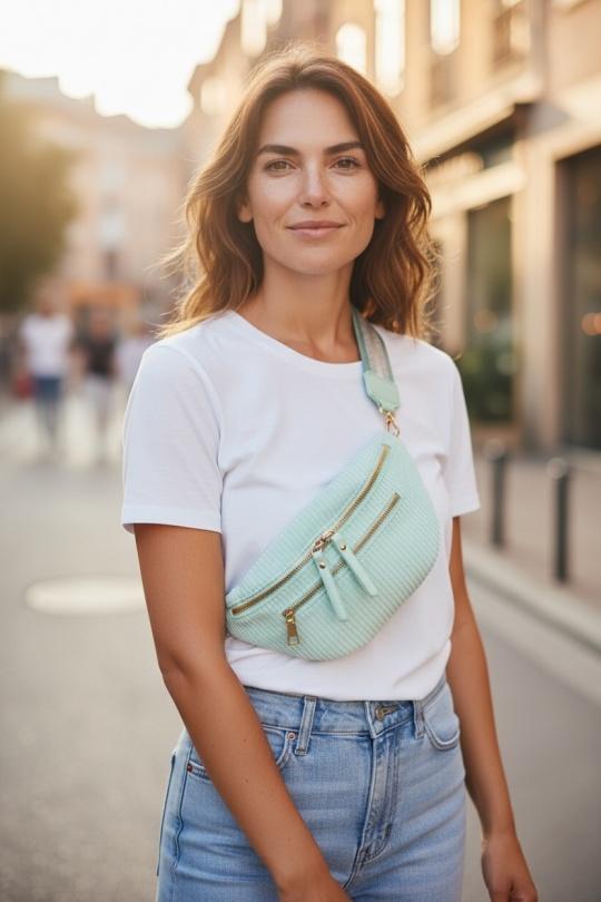 Sacs bananes Maroquinerie Lilas DOLLIBAG 87785 Efashion Paris