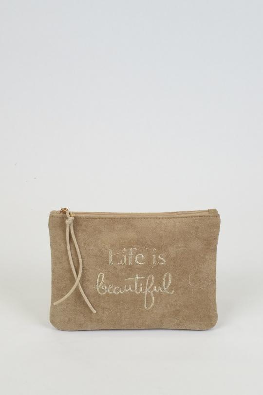 Petite maroquinerie Maroquinerie Jaune moutarde DOLLIBAG A002D Efashion Paris