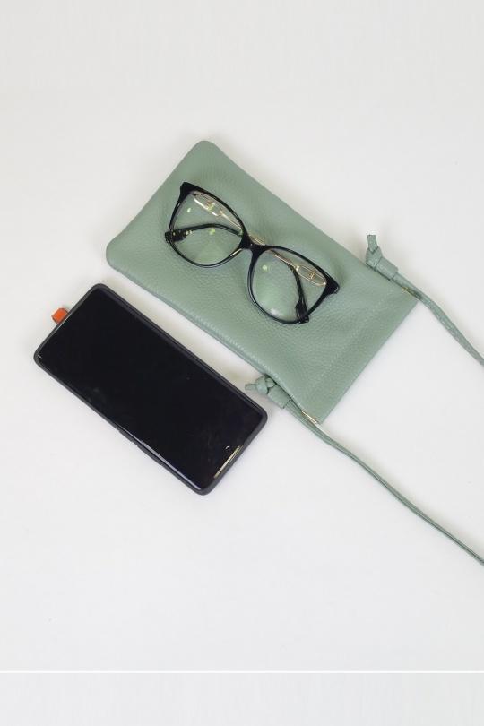 Pochettes Maroquinerie Jaune DOLLIBAG IT65 Efashion Paris