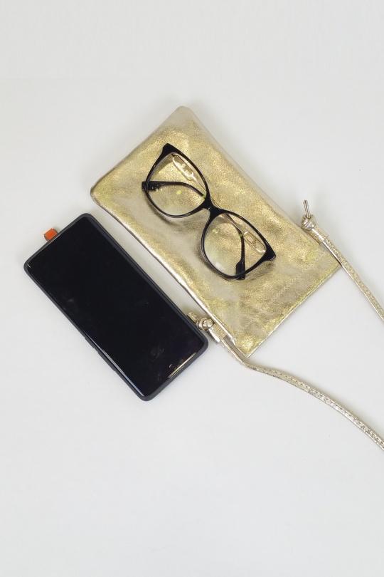 Pochettes Maroquinerie Jaune DOLLIBAG IT65 Efashion Paris