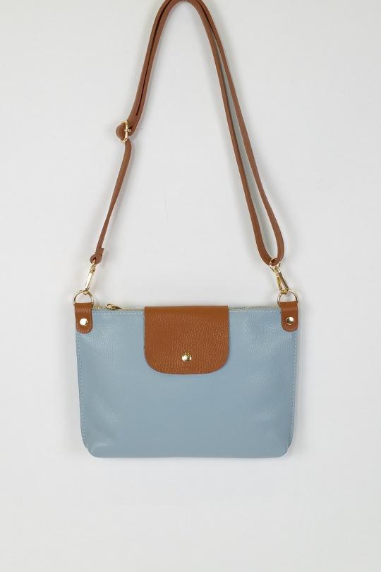 Sacs à bandoulière Maroquinerie Bleu ciel DOLLIBAG IT147-1 Efashion Paris