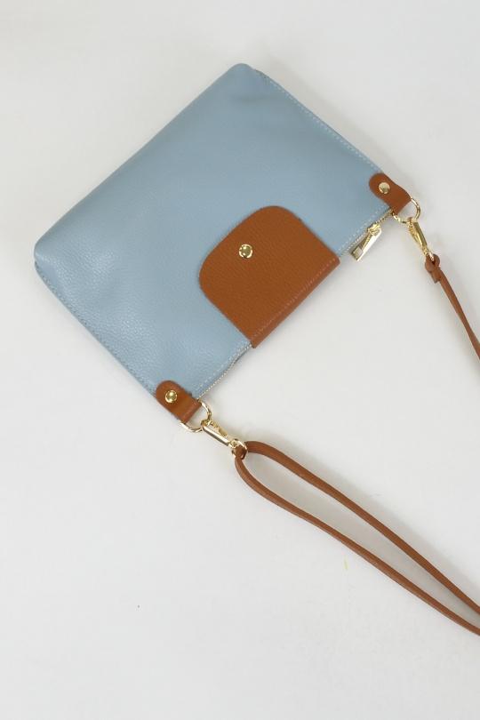 Sacs à bandoulière Maroquinerie Bleu ciel DOLLIBAG IT147-1 Efashion Paris