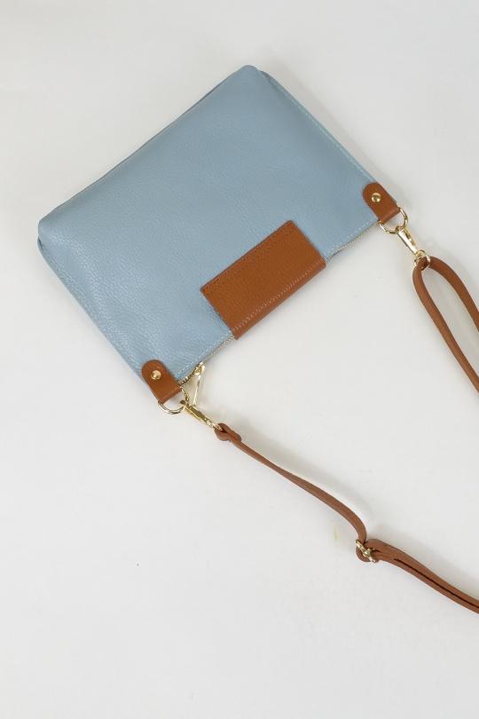 Sacs à bandoulière Maroquinerie Bleu ciel DOLLIBAG IT147-1 Efashion Paris