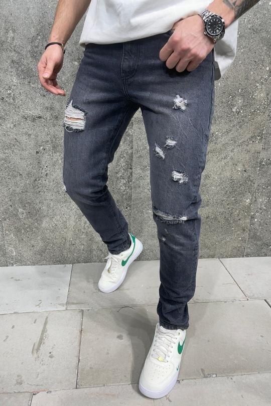Jeans Homme Noir AARHON 6829-1BLACK Efashion Paris