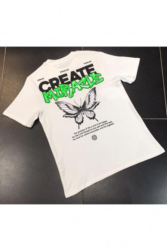 T-shirts Men White AARHON BH-351WHITE Efashion Paris
