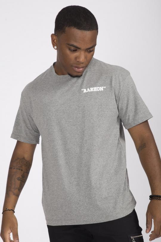 T-shirt Uomo Grey AARHON 4-8006 Efashion Paris