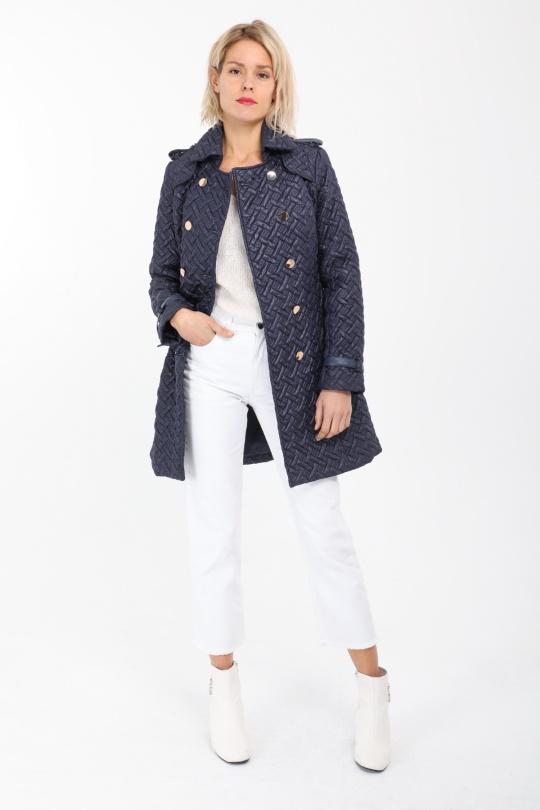 Mirar atrás Caducado personalidad Abrigos Mujer H83043-BLEU Lucy & Co Paris 11 | Efashion Paris en eFashion.