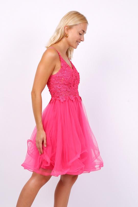 Robes de soirée Femme Bleu marine CHARM'S 9383 Efashion Paris