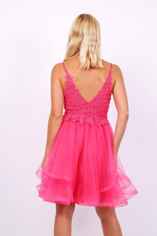Robes de soirée Femme Bleu marine CHARM'S 9383 Efashion Paris