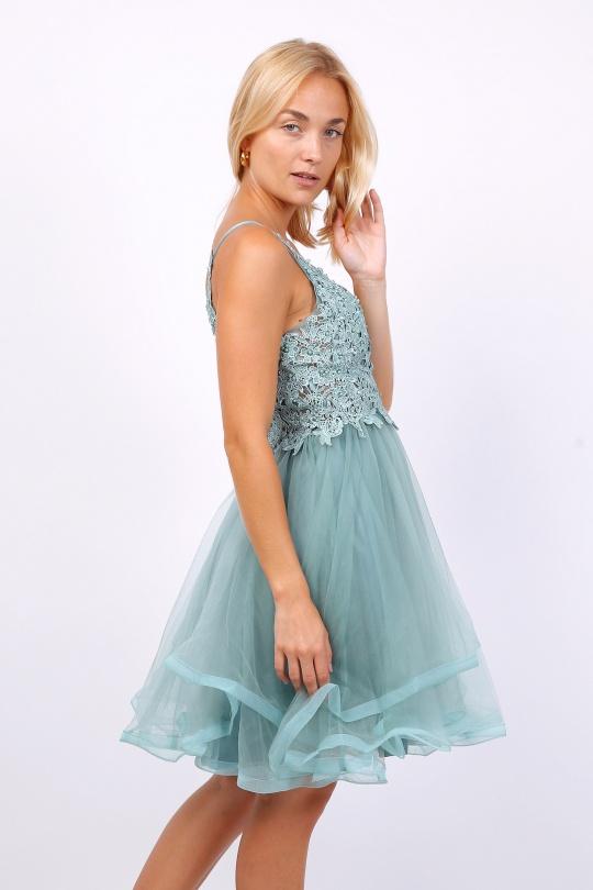 Robes de soirée Femme Bleu marine CHARM'S 9383 Efashion Paris