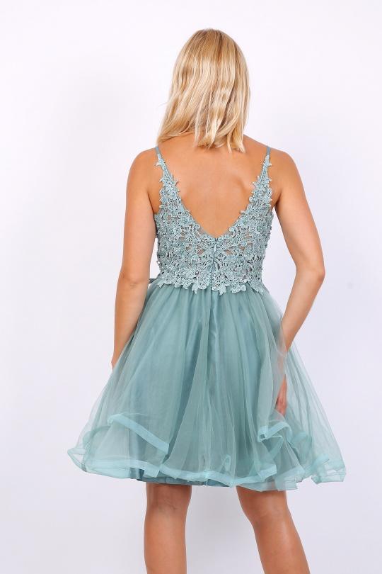 Robes de soirée Femme Bleu marine CHARM'S 9383 Efashion Paris