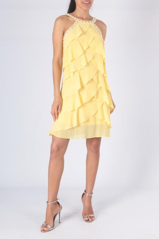 Robes courtes Femme Vieux rose CHARM'S F8350 Efashion Paris