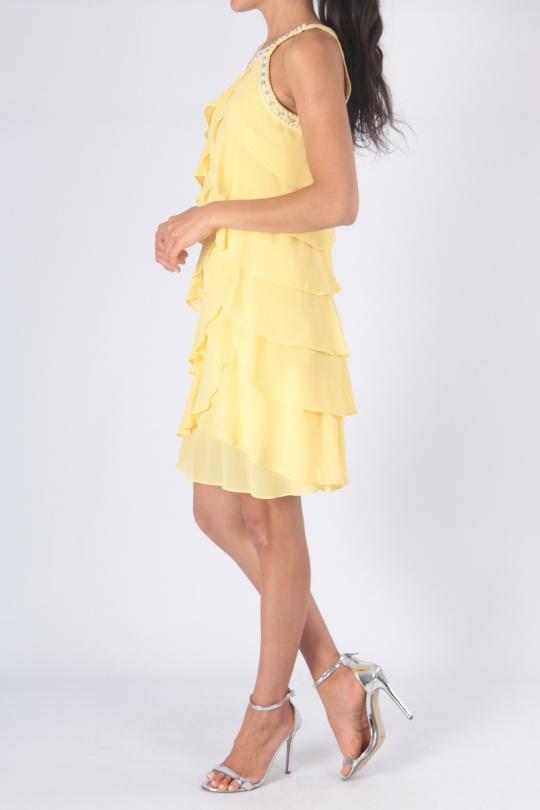 Robes courtes Femme Vieux rose CHARM'S F8350 Efashion Paris