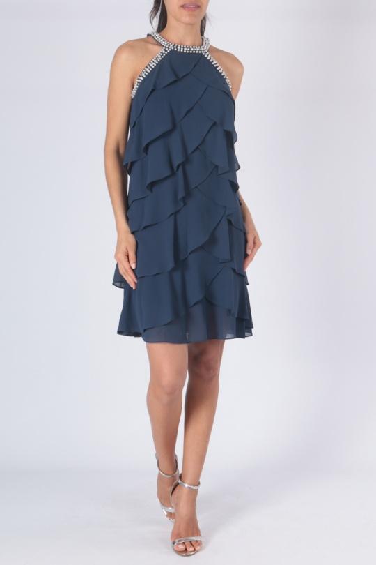 Robes courtes Femme Vieux rose CHARM'S F8350 Efashion Paris