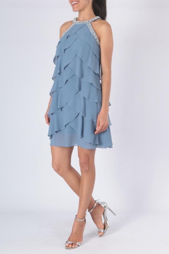 Robes courtes Femme Vieux rose CHARM'S F8350 Efashion Paris