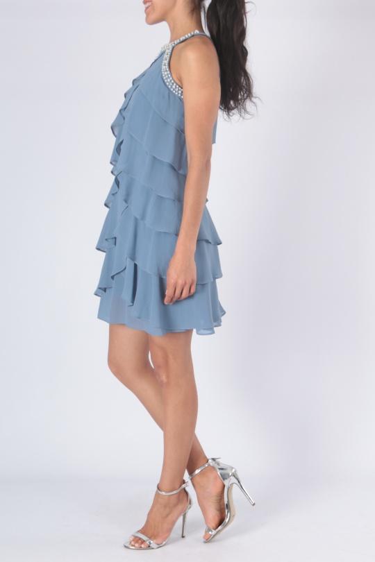 Robes courtes Femme Vieux rose CHARM'S F8350 Efashion Paris