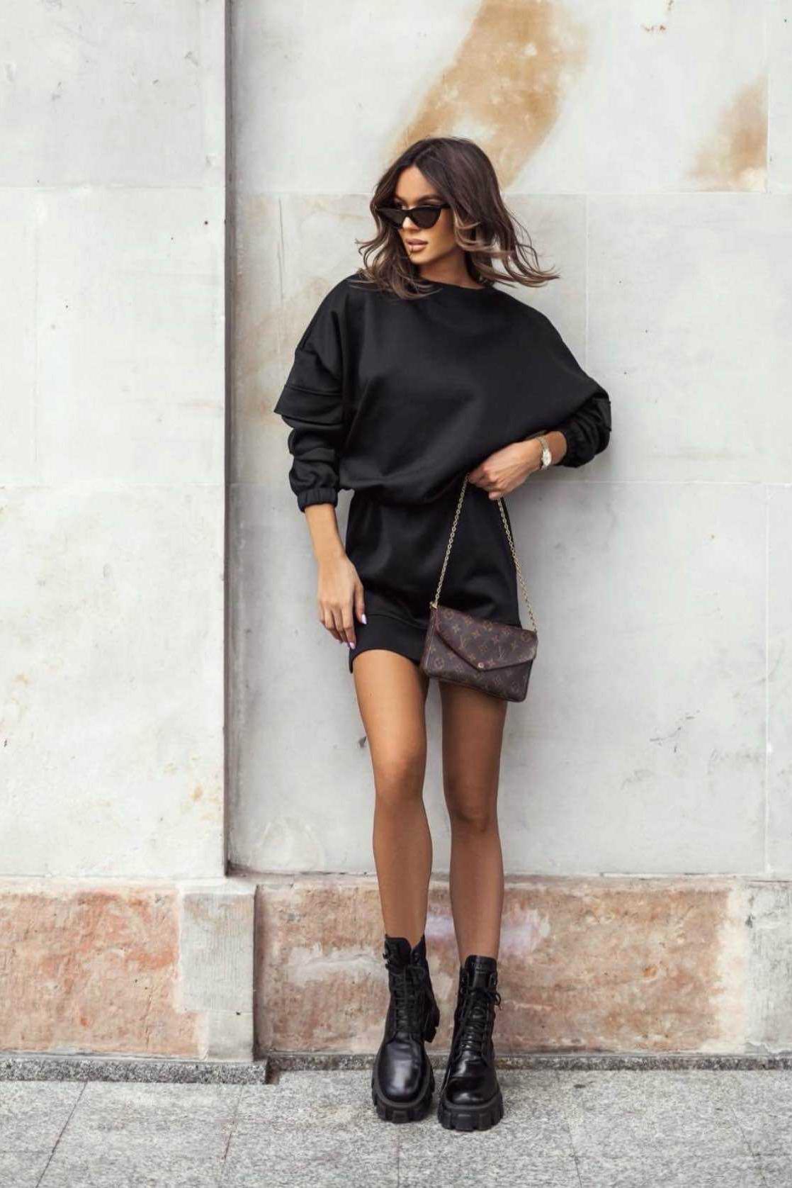 Vestidos cortos Mujer Black willy-z 2625 #c Efashion Paris