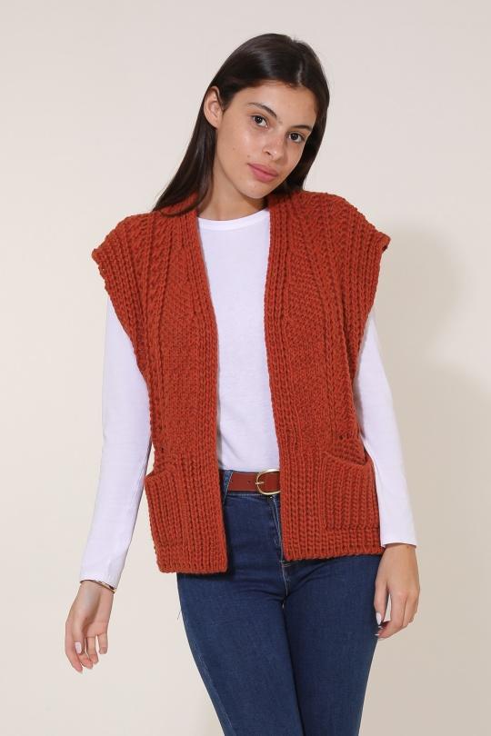 Cárdigans Mujer Brique The Corner (by The Moment)  GL357 Efashion Paris