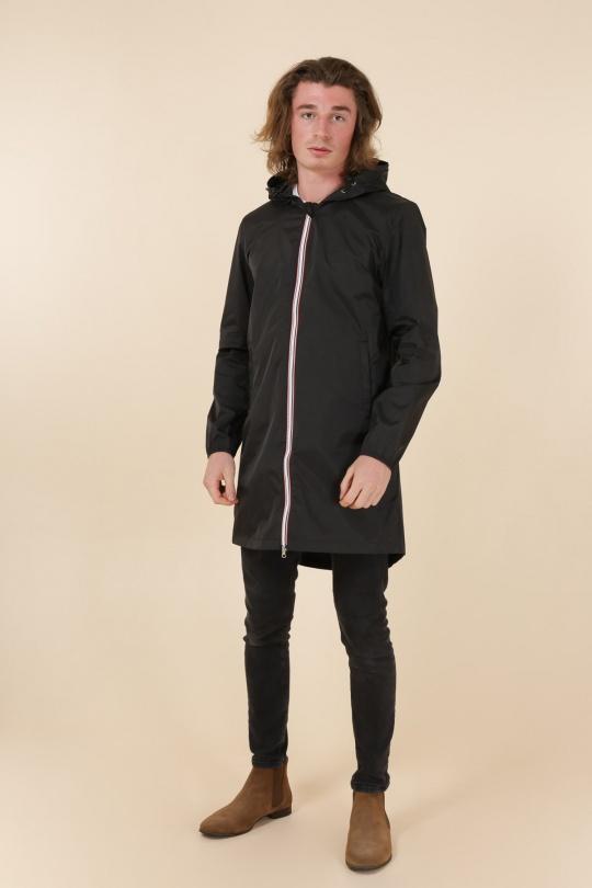 Parkas Homme Noir LAURA JO 21006 Efashion Paris