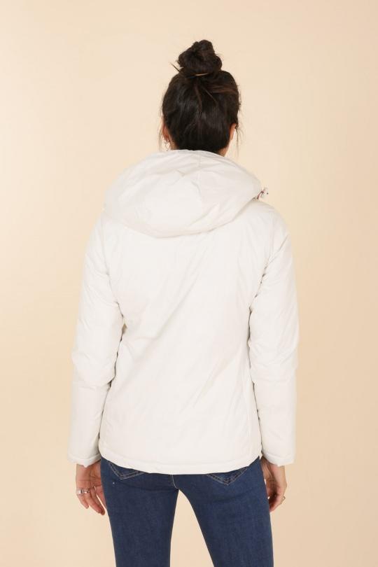 Doudounes Femme Blanc LAURA JO 22065 Efashion Paris