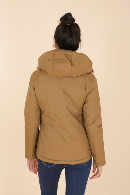 Doudounes Femme Camel / Or LAURA JO 22065 Efashion Paris