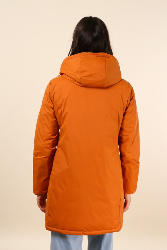 Doudounes Femme Brique LAURA JO 22066 Efashion Paris