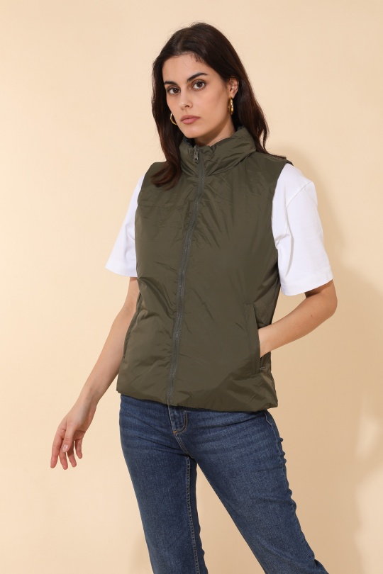 Doudounes Femme Kaki LAURA JO 5010 Efashion Paris