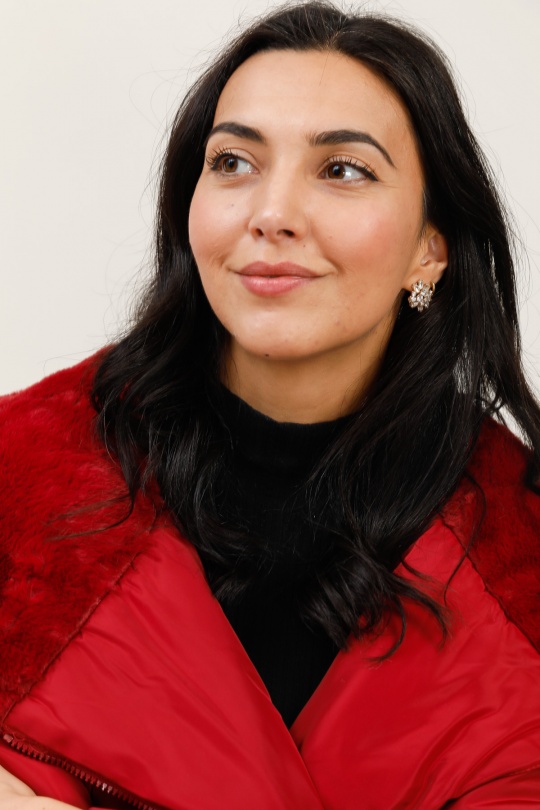 Doudounes Femme Bordeau/Rouge LAURA JO 19042 Efashion Paris