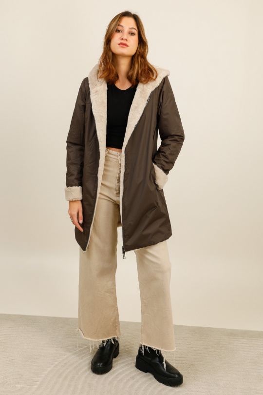 Parkas Femme Choco LAURA JO 20032 Efashion Paris